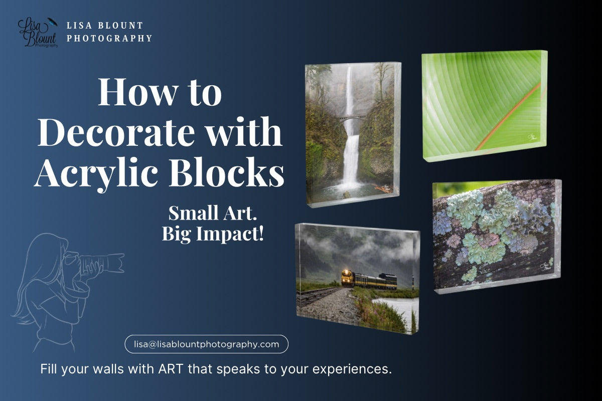 5 ways to decorate your space using acrylic blocks. A small art with a big impact.