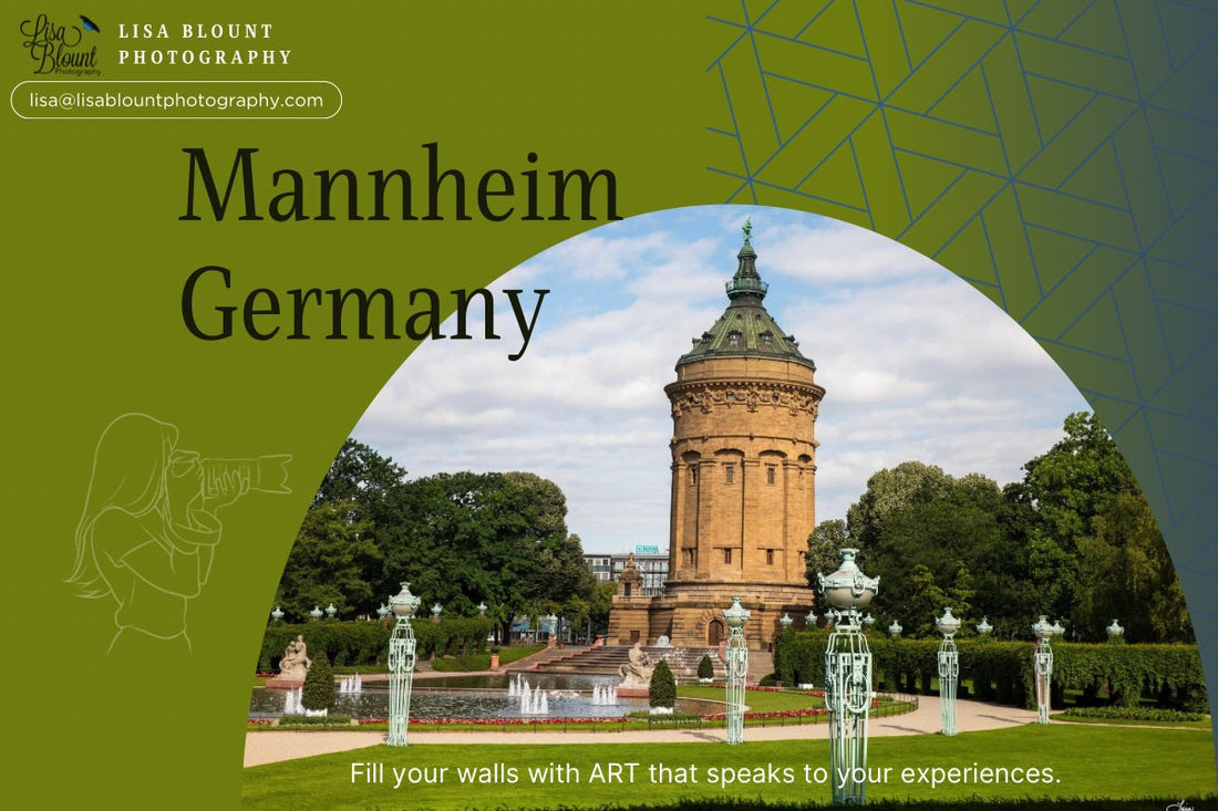 Mannheim Germany square - a place to visit, and discover the water tower