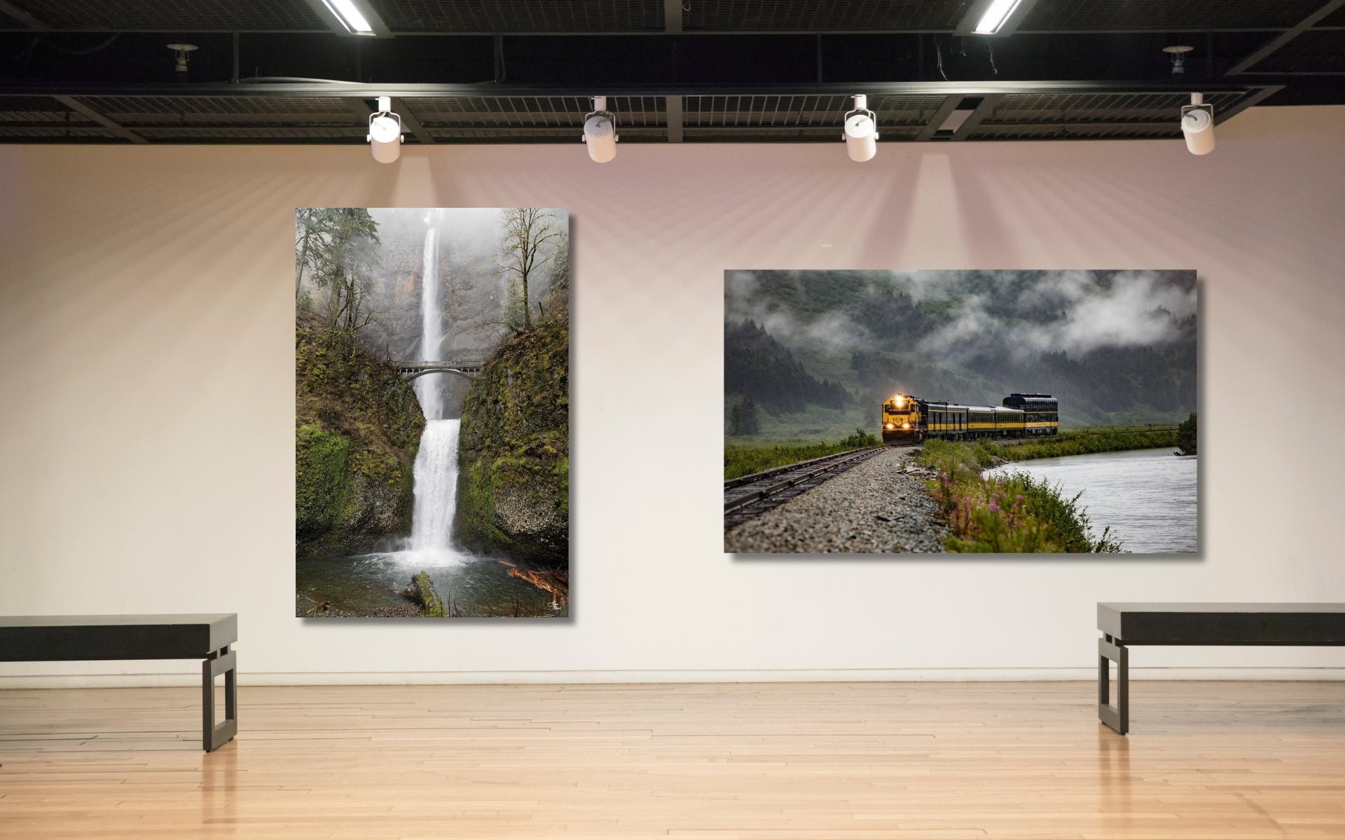 Immediately Available for Exhibition - Fine art photography wall decor in the gallery and ready to display. Art by Lisa Blount Photography