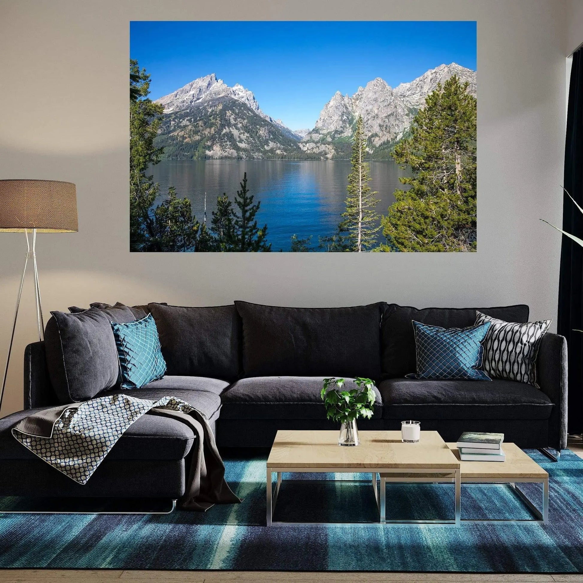 jenny lake fine art photography wall display living room 60x40 trulife acrylic art