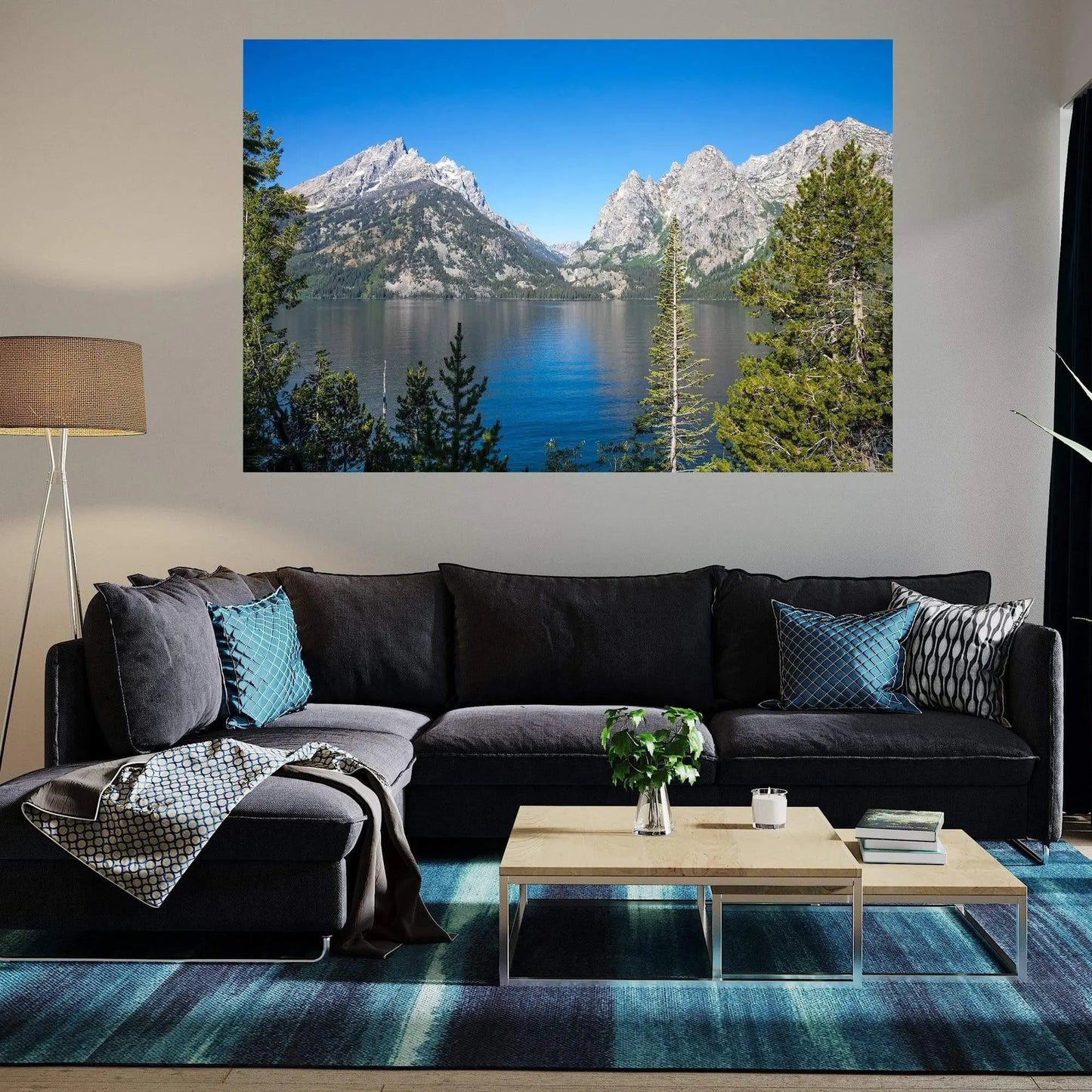 jenny lake fine art photography wall display living room 60x40 trulife acrylic art.