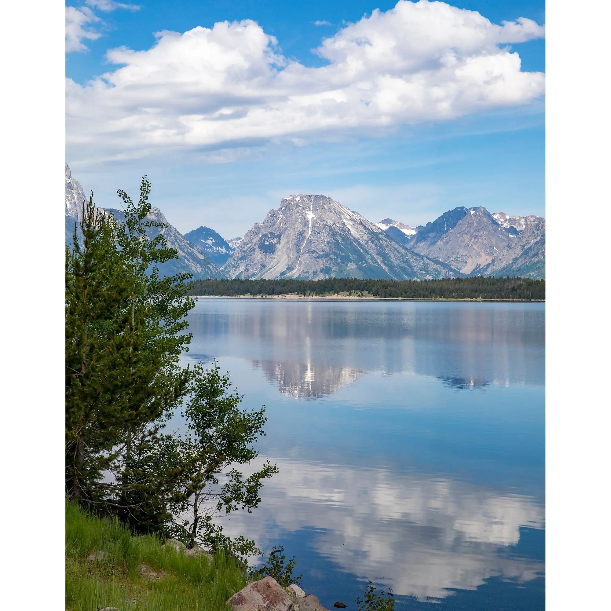Reflection of Tetons on Jackson Lake Lisa Blount Photography