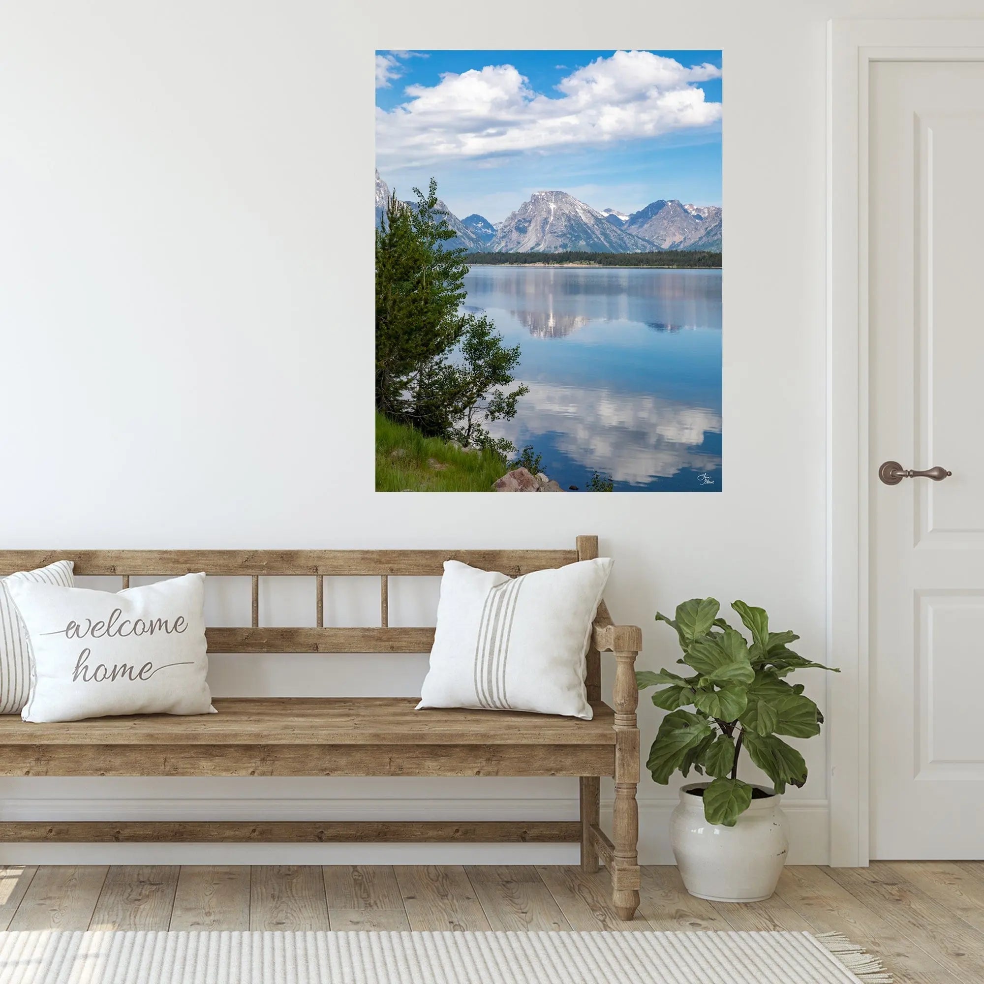 Jackson Lake Grand Tetons reflection fine art photography Lisa Blount