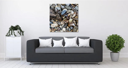 Keystone Rocks wall display over couch