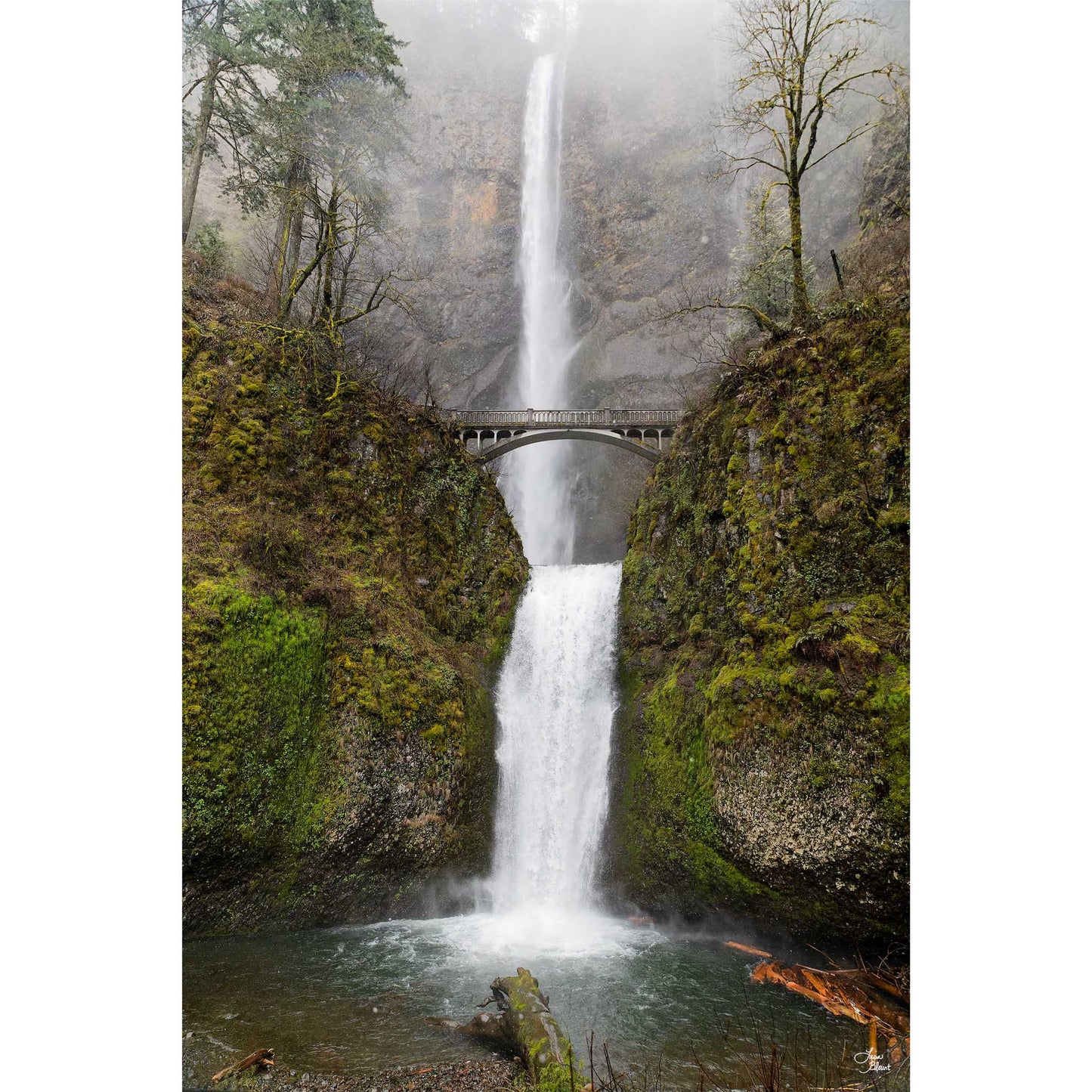 Multnomah Falls in Oregon Columbia River Gorge large art 40x60