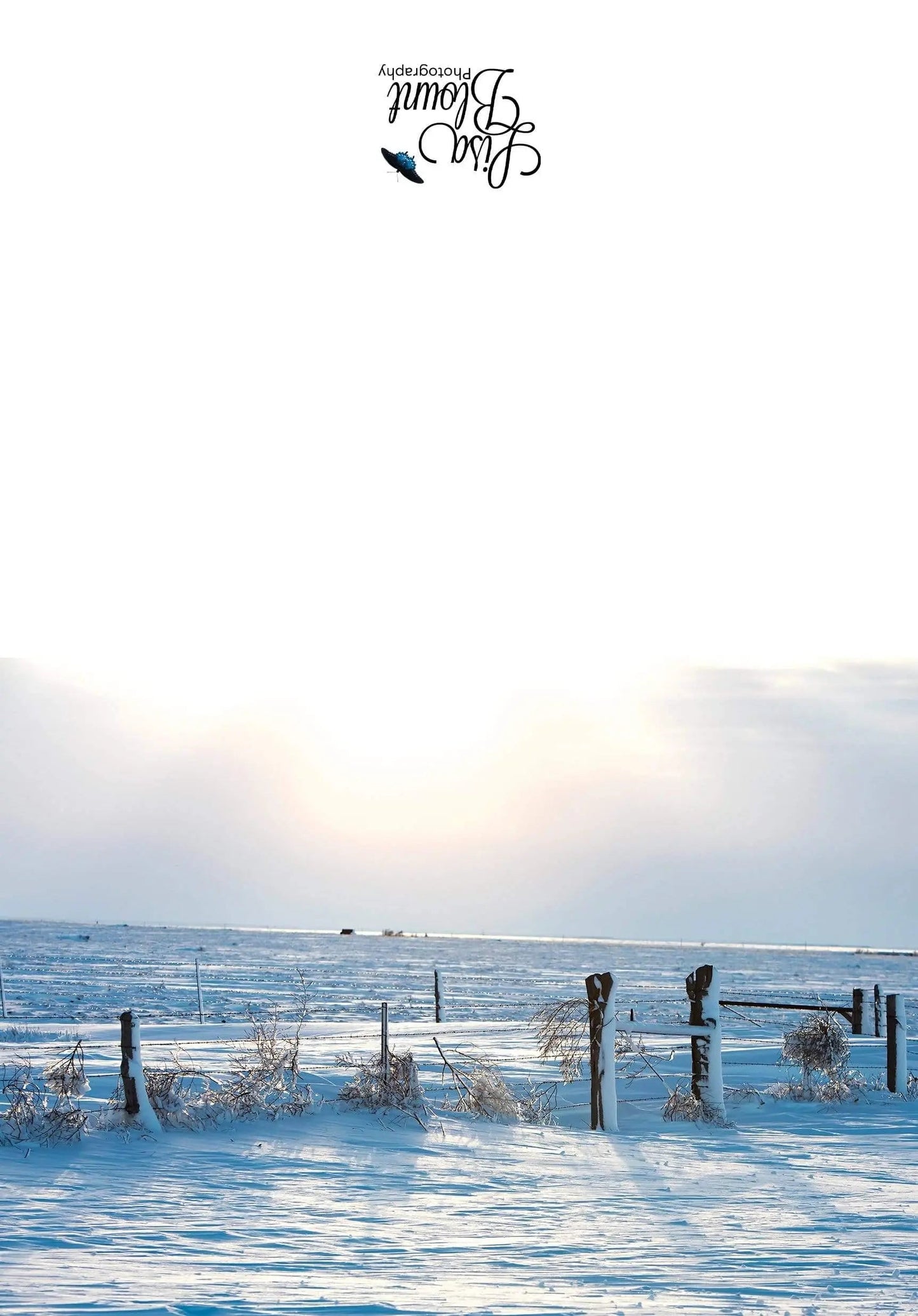 Rustic Winter Farming Greeting Note Card Lisa Blount Photography