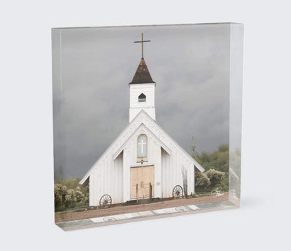 acrylic block church 