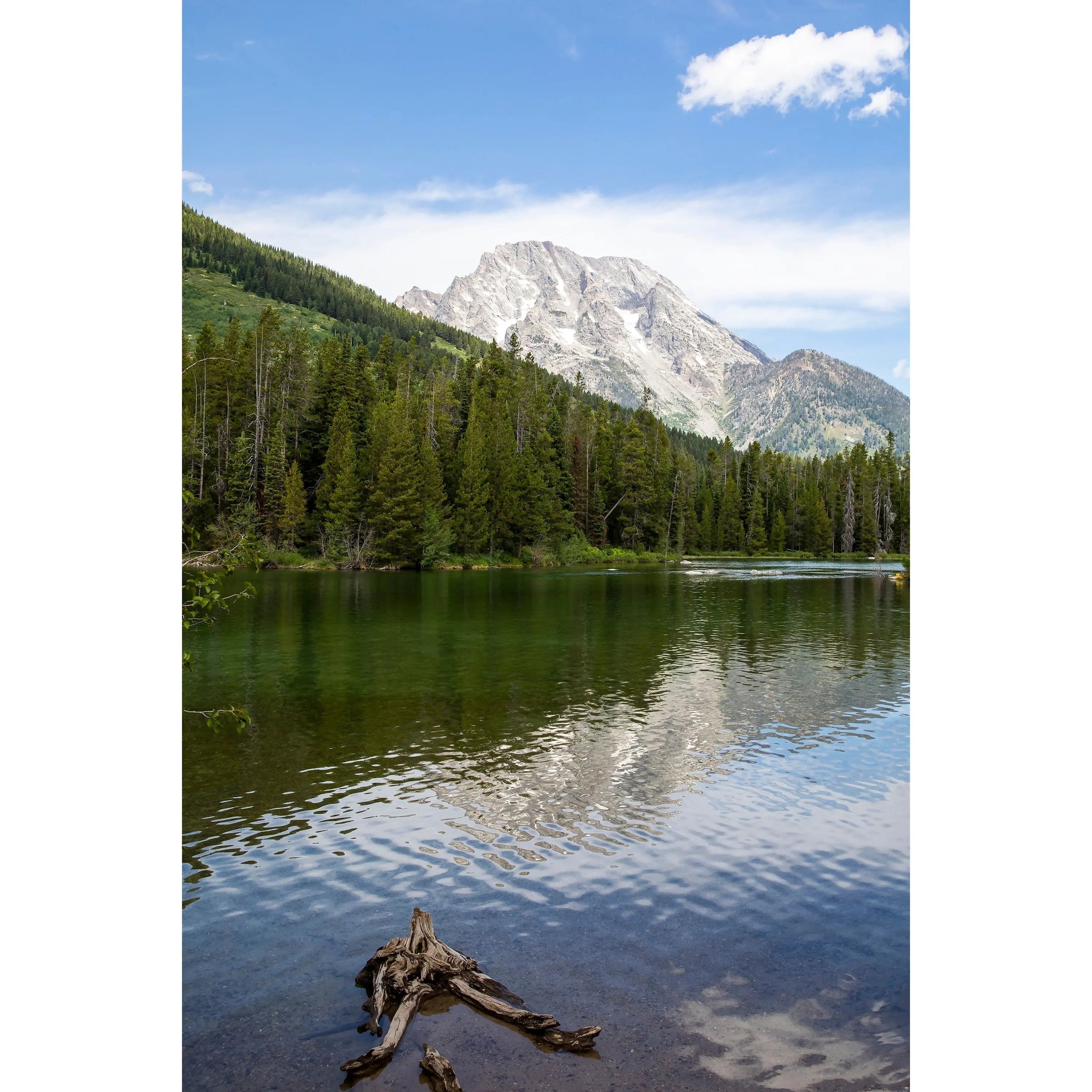 Grand Tetons String Lake Wyoming water reflection art