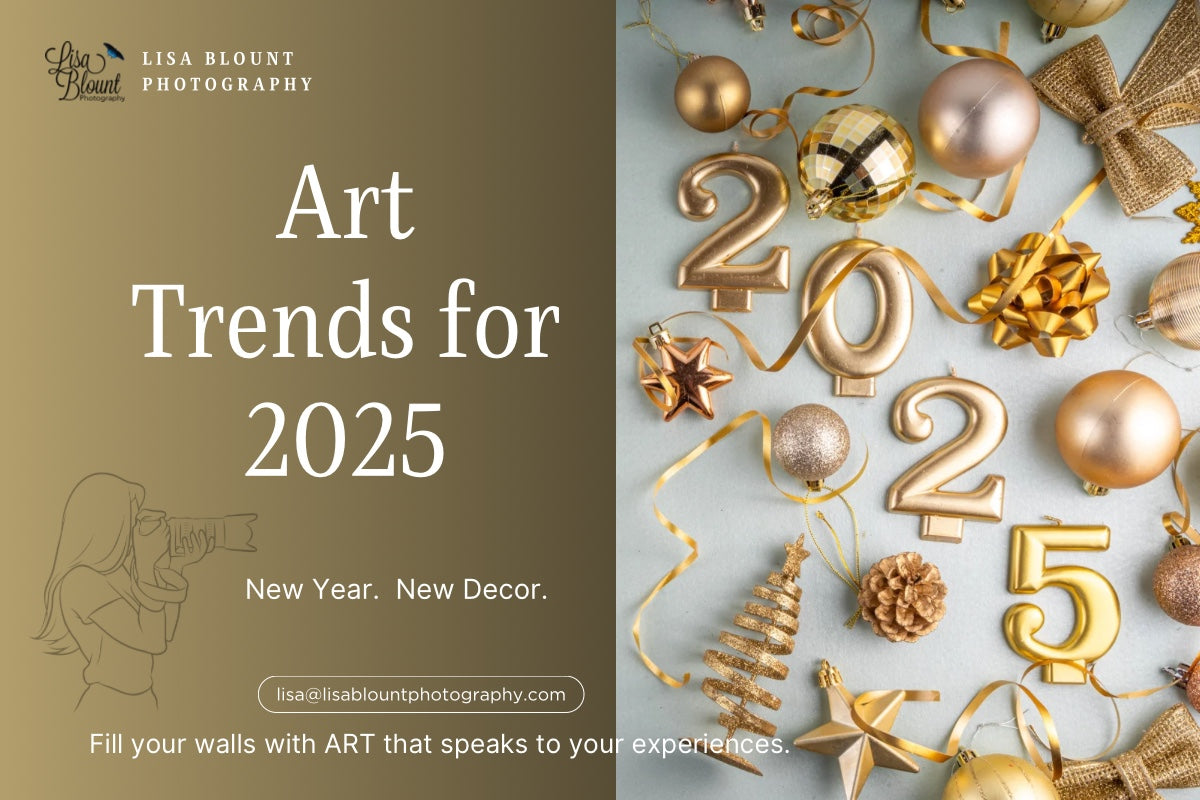 Art trends for 2025.  Find out the latest art trends and how to stay on top of it with colors and styling.