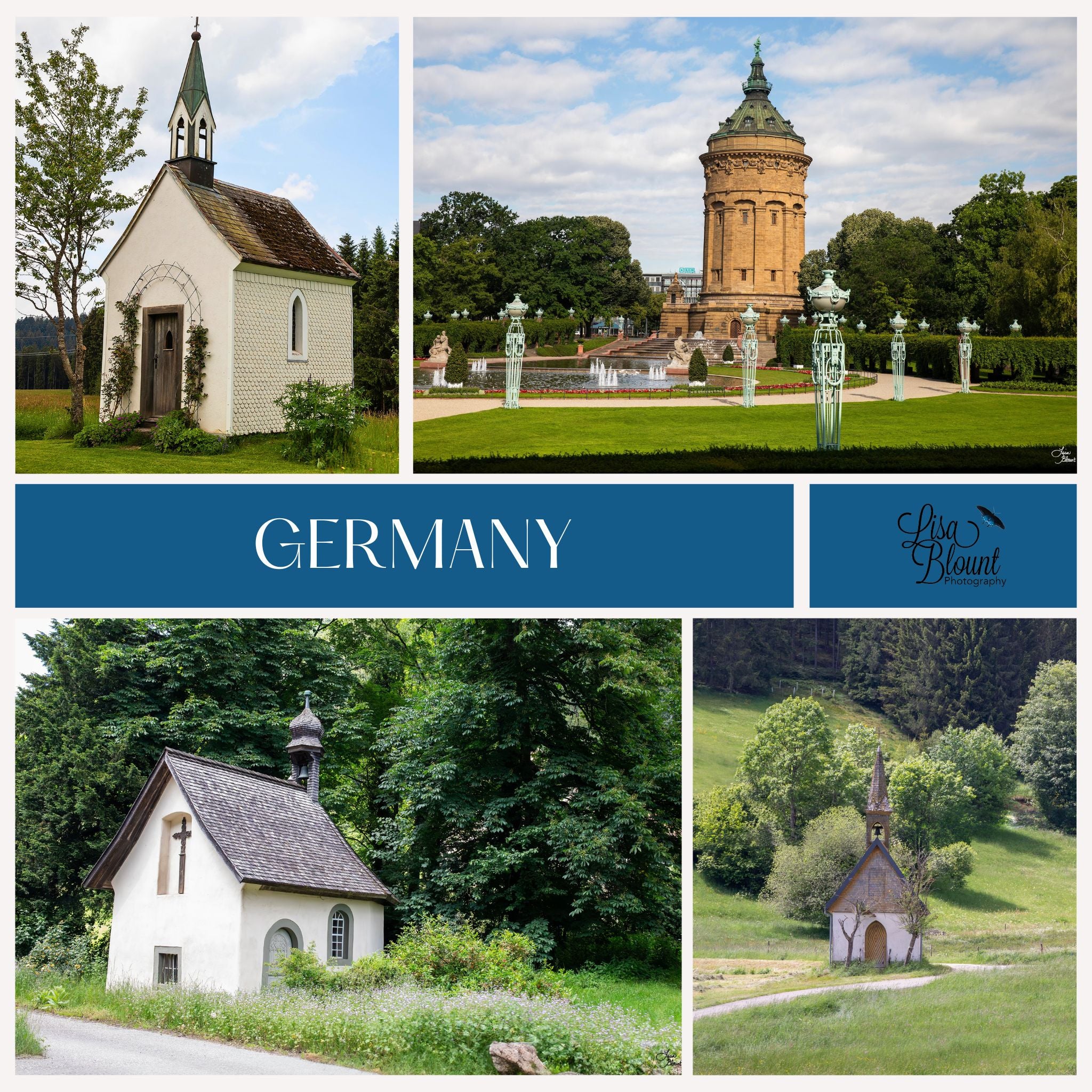 Collection of art inspired by the beautiful country of Germany