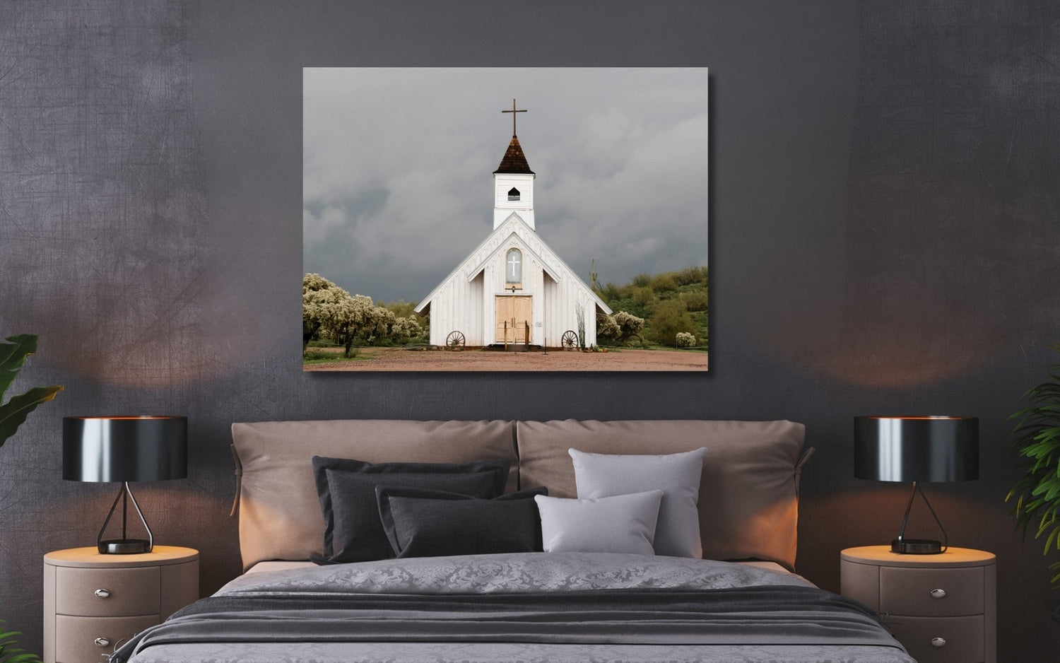 Collection of large art ideas for a bedroom