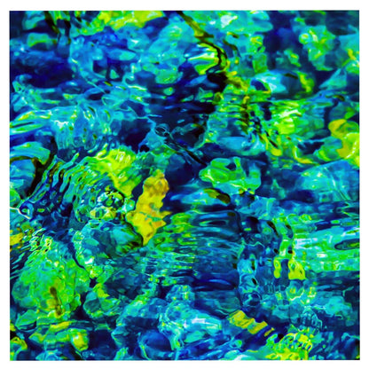 rocks under water blue green artistic photo by Lisa Blount