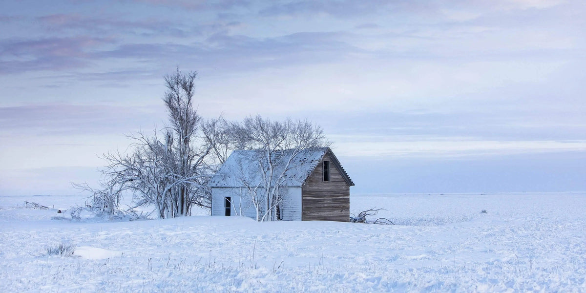 Rustic Snow in Oklahoma panhandle Lisa Blount Photography