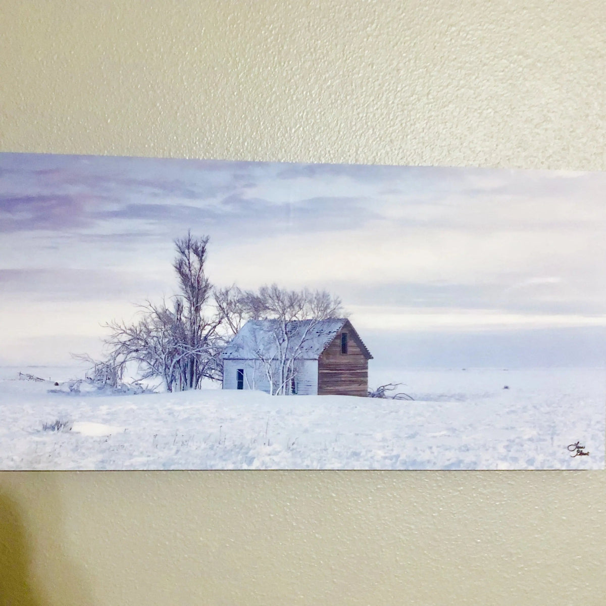 Rustic Snow in Oklahoma panhandle Lisa Blount Photography