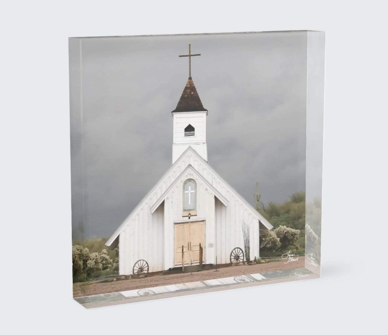 acrylic block church 