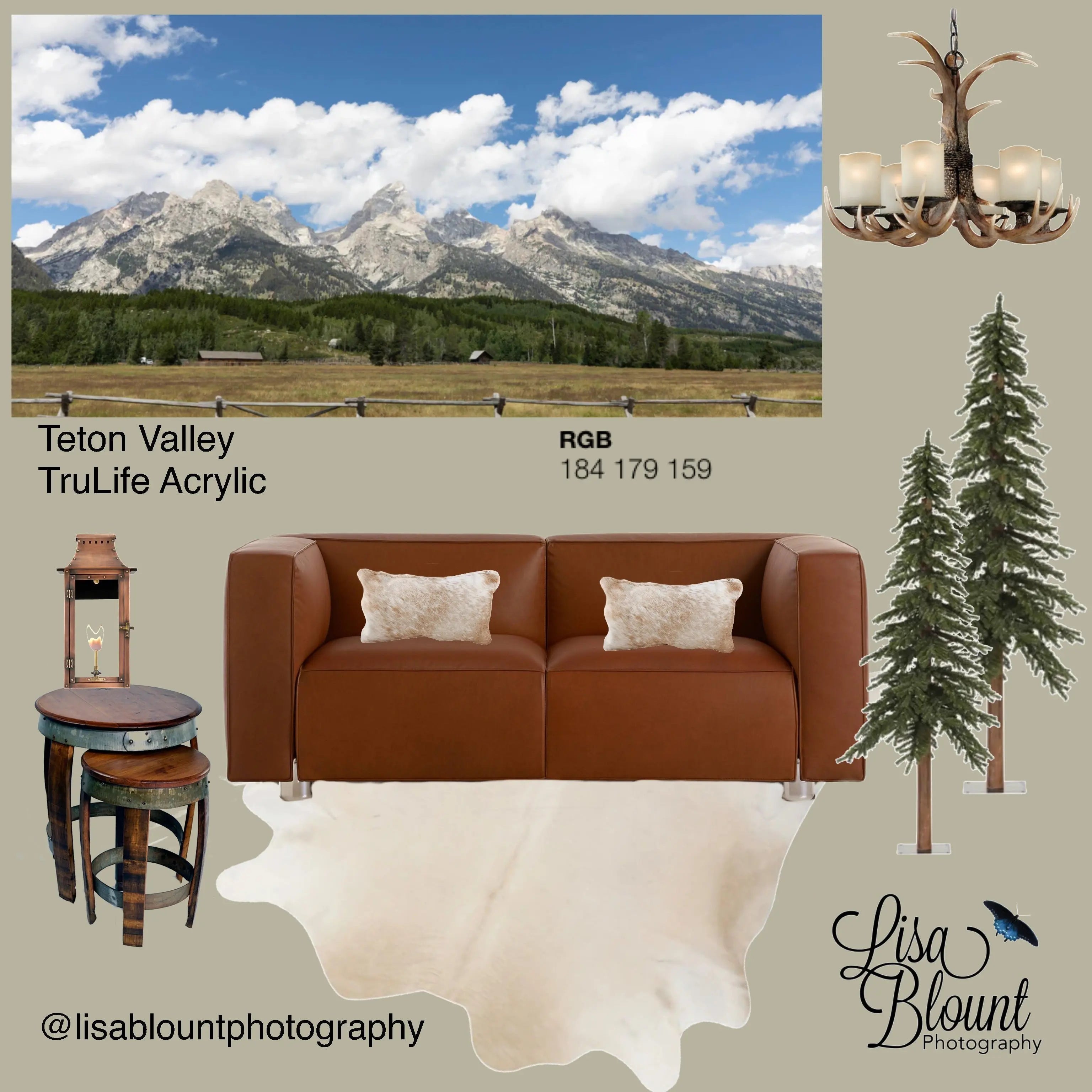 teton valley art moodboard